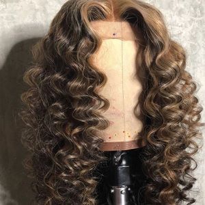 Highlights lace front wig